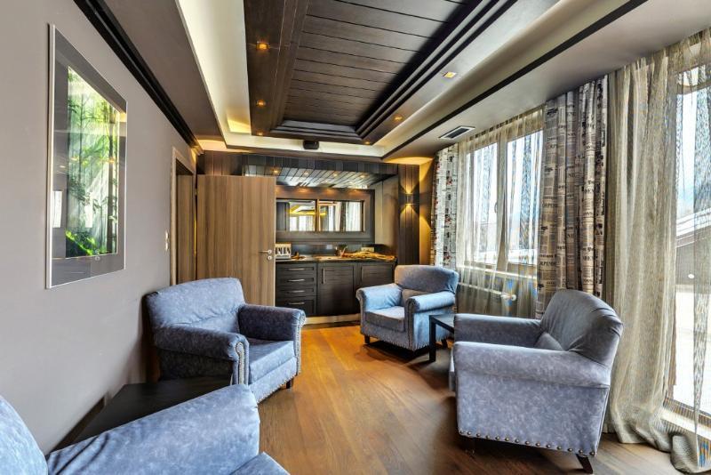 Amira Boutique Hotel 班斯科 外观 照片 A 3D rendering of a living room